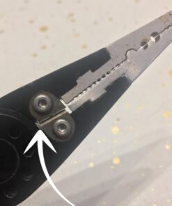 Piscifun Fishing Pliers, Saltwater Fishing Pliers with Split Ring, Fish Hook Remover, Corrosion Resistance Fly Fishing Pliers with Braid Cutters, Sheath and Lanyard, Fishing Gear Gifts for Men Black Nylon Sheath 31 616rLYQqtdL