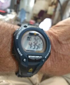 Timex Men's T5K413 Ironman Classic 30 Oversized Black/Blue 30 616tXzLl1VL