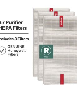 Alternative view of Honeywell HEPA Air Purifier Filter R, 3-Pack for HPA 100/200/300 and 5000 Series - Airborne Allergen Air Filter Targets Wildfire/Smoke, Pollen, Pet Dander, and Dust 3 pack