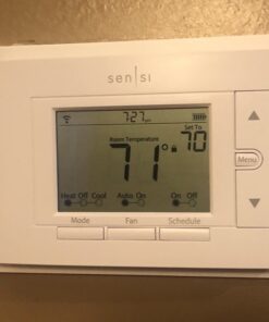 Emerson F61-2663 Wall Plate for Sensi Wi-Fi Programmable Thermostat, White 34 616xpLg7qXL