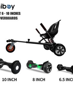 Hiboy HC-01 Hoverboard Kart Seat Attachment Accessory for 6.5" 8" 10" Two Wheel Self Balancing Scooter Hc02-obsidian 24 616z3uAyIIL