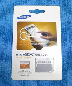 Samsung EVO 64GB 48/MB/s Micro SDXC Memory Card with Adapter up to (MB-MP64DA/AM) 37 616zh21wJL