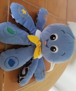 Baby Einstein Octoplush Musical Huggable Stuffed Animal Plush Toy, Learn Colors in 3 Languages, Blue, 11" Age 3 Month and up, Musical Octopus Plush 11" 47 617 K8P2IPL