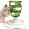 Catit Senses 2.0 Food Tree - Sturdy Tree-Shaped Slow Feeder green Pet Toy