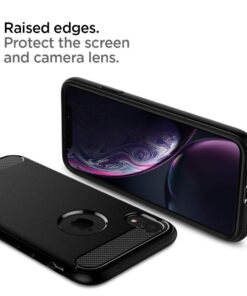 Spigen Rugged Armor Designed for iPhone XR Case (2018) - Matte Black 35 6170avIkUsL