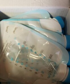 Kiinde Twist Pouch Direct-Pump Direct-Feed Twist Cap Breast Milk Storage Bag for Pumping, Freezing, Heating and Feeding, Pre-Sterilized, Breast Feeding Essentials, 8 Ounce, Pack of 40 8oz 8 Ounce (Pack of 40) 33 6172NitxIUL
