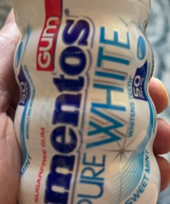 Mentos Pure Fresh Sugar-Free Chewing Gum with Xylitol, Fresh Mint, 50 Count (Pack of 6) 17 6173mhowyL