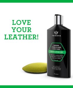 TriNova Leather Conditioner and Restorer with Water Repellent Formula, 8 fl oz 35 6176gzWcfSS