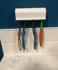 Eslite Toothbrush Holder with Cover (Ivory White) 50 61775S7DEjL