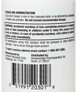 Ferrex 150 Polysaccharide Iron Complex Capsules by Breckenridge - 100 Ea 11 6177B32Cn4L