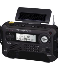 Kaito Voyager Pro KA600 Digital Solar Dynamo Crank Wind Up AM/FM/LW/SW & NOAA Weather Emergency Radio with Alert & RDS, Flashlight and Reading Lamp + Smart Phone Charger, Black 9 6177tDbdnkL