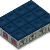 Silver Cup Billiard CHALK - ONE DOZEN Blue 11 6178AxiVLL
