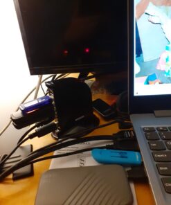 Amazon Basics 7 Port USB 2.0 Hub Tower with 5V/4A Power Adapter, Black 1-Pack 7-Port USB 2.0 43 6178R94hzGL