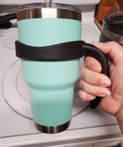 Grab Life Outdoors - Handle For YETI Rambler 30 Oz Tumbler Cup - Fits Ozark Trail, RTIC & more - (Handle Only) - Black 33 6178wtHmUNL