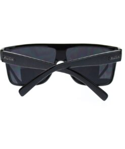 JuicyOrange KUSH Men's Sunglasses Flat Top Square Frame Black Dark Lens, 5 5/8" (143 mm) W x 2" (51 mm) H 8 6179jnwb4L