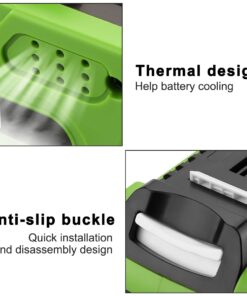 energup 40V Replacement Battery for Greenworks 40V Battery G-MAX 29462 29252 20202 22262 25312 25322 20642 22272 27062 21242 GreenWorks 40V Lithium Battery (Not for Gen 1) 7 617BfyWFOkL