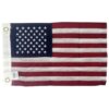 12x18" American Boat Flag - Marine Grade US Flag, Embroidered All Weather Nylon with Reinforced Stitching - for outdoor use, Made In USA 29 617BnY1fSOL