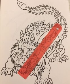 The Book of 100 Dragons: A Fantasy-themed coloring book 30 617Bs8TarqL