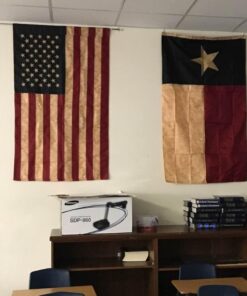 Embroidered Texas Vintage Flag - 3x5ft Oxford Polyester - Texas Founding Fathers Flags 18 617FqDwovJL