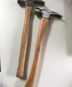 ESTWING Sure Strike California Framing Hammer - 25 oz Straight Rip Claw with Milled Face & Hickory Wood Handle - MRW25LM Magnet 32 617G0ILneRL