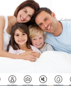 Utopia Bedding Zippered Mattress Encasement Queen - 100% Waterproof and Bed Bug Proof Mattress Protector - Absorbent, Six-Sided Mattress Cover 1 34 617GegcAonL