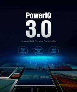 Anker 60W PIQ 3.0 & GaN Tech Dual Port Charger, PowerPort Atom III (2 Ports) Travel Charger with a 45W USB C Port, for Laptops, MacBook, iPad Pro, iPhone, Galaxy, Pixel and More White 32 617GgaL2ML