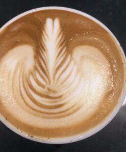 Konitz Coffee Bar Cappuccino Coffee Cups Set with Saucers, White Cappuccino Cups Set of 4 - 6 oz Coffee Cup Set with Saucers, Porcelain Cappuccino Cup 1 Giftboxed Set 59 617HZG2gJGL