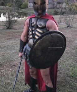 300 Spartan Helmet Maximus Muscle Armor & 300 Helmet & Leather Leg & ARM Guard 55 617I62nPaQL