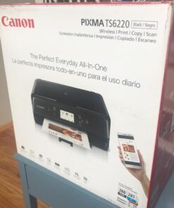 Canon PIXMA TS6220 Wireless All In One Photo Printer with Copier, Scanner and Mobile Printing, Black, Works with Alexa 52 617IZXrvMEL
