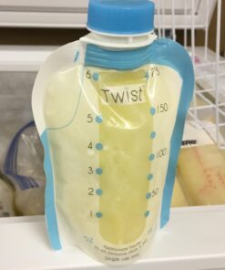Kiinde Twist Pouch Direct-Pump Direct-Feed Twist Cap Breast Milk Storage Bags for Pumping, Freezing, Heating and Feeding, Pre-Sterilized, 6 Ounce, Pack of 40 6oz 6 Ounce (Pack of 40) 37 617KxT7jFVL