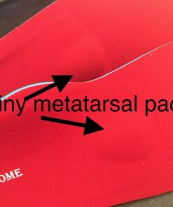 WAKI HOME Orthotics Insoles/Inserts/Pads with Arch Supports for Flat Feet,Plantar Fasciitis,Feet Pain,Pronation,Metatarsal Support for Men and Women Red US Men 9-9 1/2---Women 11-11 1/2 (11.02")(280MM) 15 617LB0fN89L