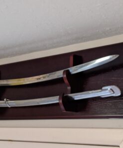 Sword/Saber Display Plaque Rack Holder Wall Rack, Alternative to Display Case Mahogany 28 617LpwrdZXL