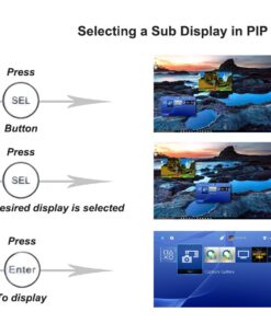 Zettaguard 4K x 2K 3 Port 3 x 1 HDMI Switch with PIP(Picture in Picture) and IR Wireless Remote Control, HDMI Splitter Switcher Hub Port Switches (ZW310) 25 617MObwLtIL