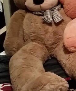 Joyfay 78" Giant Teddy Bear Huge 6.5 feet Stuffed Teddy Bear Soft Toy Valentine's Big Gift (Brown) Brown 29 617NEAnaGL