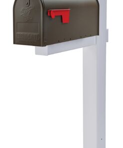 Gibraltar Mailboxes Elite Medium Capacity Galvanized Steel Bronze, Post-Mount Mailbox, E1100BZO 29 617Oq2ISojL