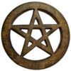 AzureGreen Pentagram Altar Tile 4" (Brown) (Brown) (Black) (Brown) 16 617PIIwJOcL