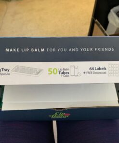 Milliard Lip Balm Crafting Kit – Includes Lip Balm Pouring Tray & 50 White 0.15oz (4.25g) Balm Tubes 216 Piece Set 42 617QqK4HPmL 1