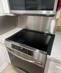 Silicone Stove Counter Gap Cover / Filler by Kindga 25" Long, Sealing Spills Between Kitchen Appliances Washing Machine and Stovetop, Set of 2 (Black) 25" Black 31 617RBJVAEwL