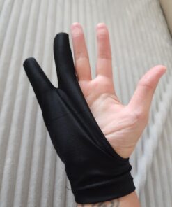 Huion Artist Glove for Drawing Tablet (1 Unit of Free Size, Good for Right Hand or Left Hand) - Cura CR-01 38 617StXnStpL