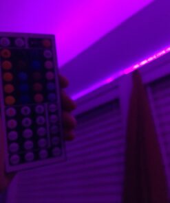 DAYBETTER Waterproof Led Strip Lights Kit 16.4ft RGB Color Changing Led Lights with Remote Controller for Bedroom Party Home Kicthen Room Decoration for Indoor Outdoor Use 16.4 ft 28 617T0eDIfBL