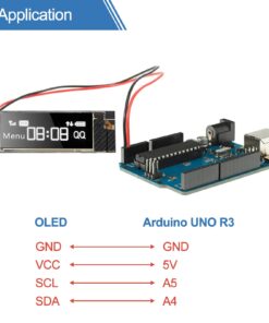 MakerFocus 2pcs I2C OLED Display Module 0.91 Inch I2C SSD1306 OLED Display Module White I2C OLED Screen Driver DC 3.3V~5V for Ar duino 21 617TiOobGsL