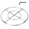 Stanbroil 24 Inch Round Fire Pit Burner Ring for Natural Gas & Propane Fire Pit Fireplace - 304 Stainless Steel Fire Pit Burner for Indoor & Outdoor, BTU 296,000 Max Round 24" 9 617TkT0zsdL 1