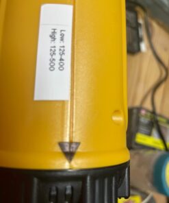 SEEKONE Heat Gun 1800W 122℉~1202℉(50℃- 650℃)Fast Heating Heavy Duty Hot Air Gun Kit Variable Temperature Control Overload Protection with 4 Nozzles for Crafts, Shrinking PVC, Stripping Paint(5.2FT) 44 617VNh1qIPL