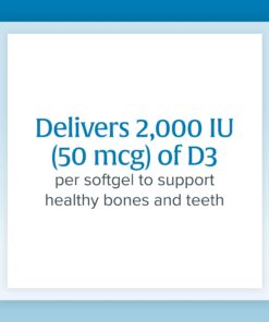 Natural Factors, Vitamin D3 2000 IU (50 mcg), Supports Strong Bones, Muscles and Immune Function, 120 Softgels 120 Count (Pack of 1) Standard Packaging 10 617VfkoMQL