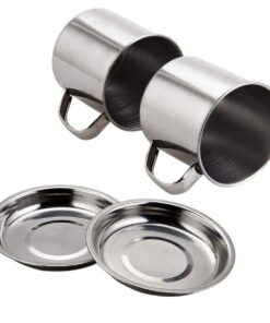 Alternative view of BeGrit Backpacking Camping Cookware Mini Picnic Camping Cooking Mess Kit with Pot and Pan Set for Hiking 8pcs