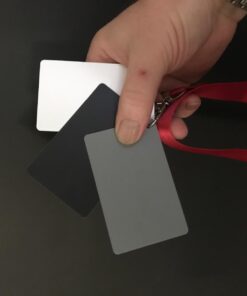 White Balance Cards 18% Gray Grey Card. Use for Video, DSLR and Film. Custom Calibration Camera Checker Cards. Premium Exposure Photography Card Set. Free Ebook Included + Instruction Guide 40 617WZkz0alL