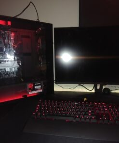 Acer Gaming Monitor 27” Curved ED273 Abidpx 1920 x 1080 144Hz Refresh Rate G-SYNC Compatible (Display Port, HDMI & DVI Ports) Black 27-inch 43 617WpDgXyL