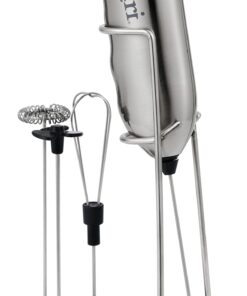 Ozeri Deluxe Milk Frother and Whisk in Stainless Steel with Stand and 4-Frothing Attachments 33 617aCXqfJhL