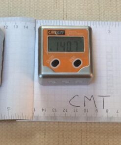 Calculated Industries 7434 AccuMASTER 2-in 1 Magnetic Digital Level and Angle Finder Certified IP54 Dust and Water Resistant,Red Brick Maroon Digital Angle Finder 41 617aEk iuJL