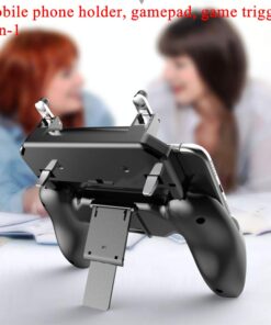 COOBILE Mobile Game Controller for PUBG Mobile Controller L1R1 Mobile Game Trigger Joystick Gamepad for iOS & Android Phone(W10 Update) W10 Update 24 617aT1QRs6L